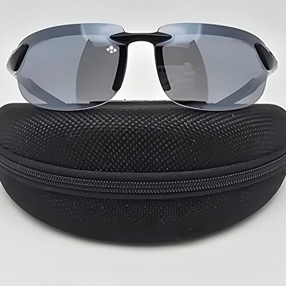Wiley X Tobi Black Frame Polarized Grey Silver Flash Mirror Lens Sunglasses 62mm main image 14